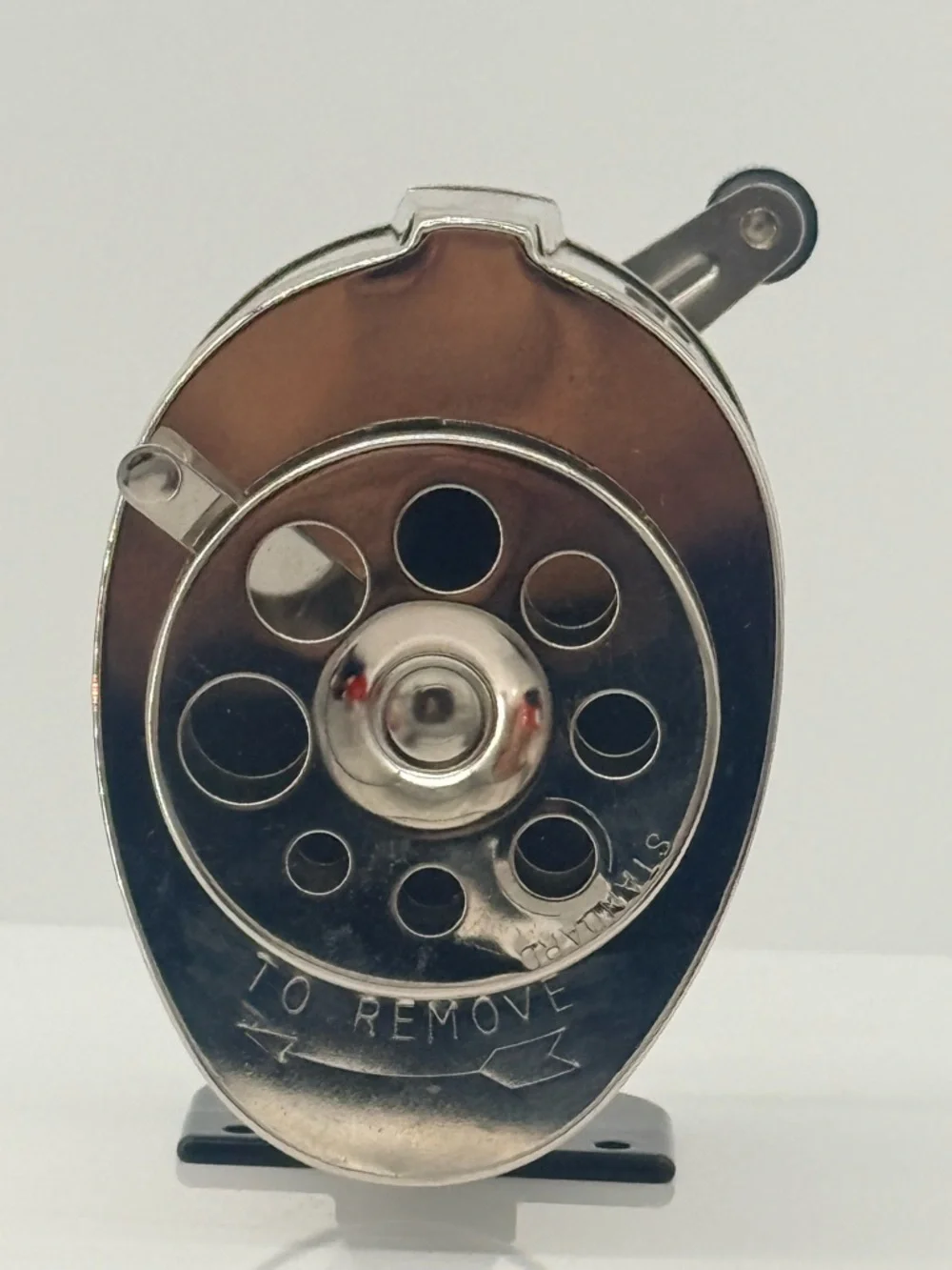 KS Metal Pencil Sharpener - Black and Silver